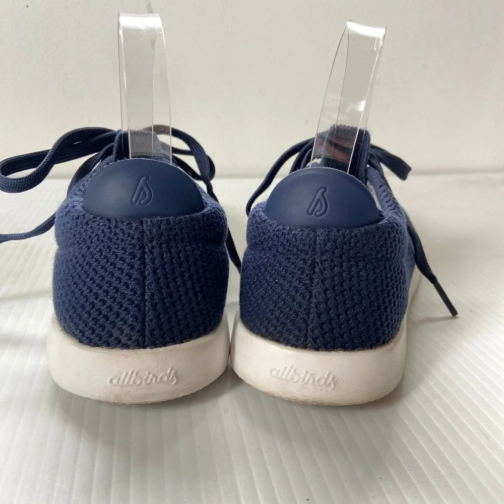 Allbirds Tree Piper Lace Up Sneakers Moonrise Navy Blue Womens 8